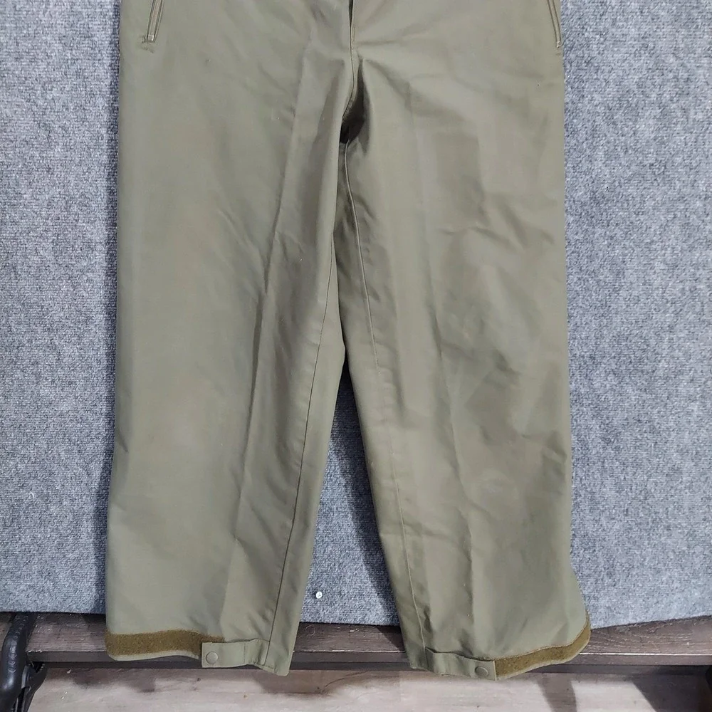 Vintage Gore-Tex Pants Mens 38x28 Green Rain‎ Bib Waterproof Military 1989